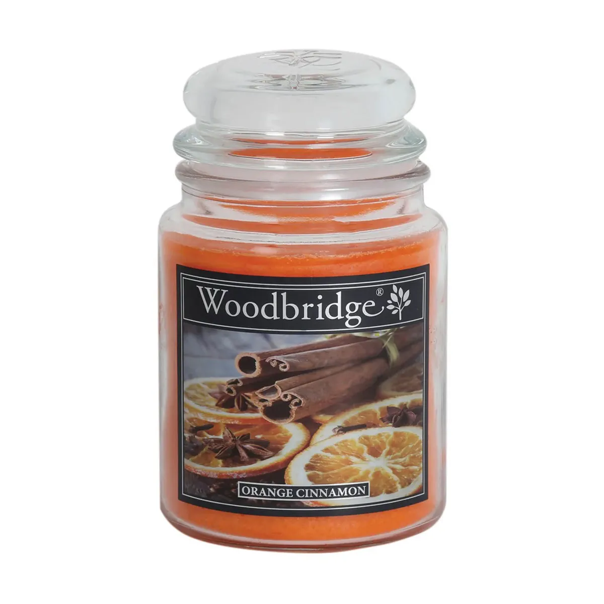 Woodbridge Orange Cinnamon Large 1 Wick Jar Candle