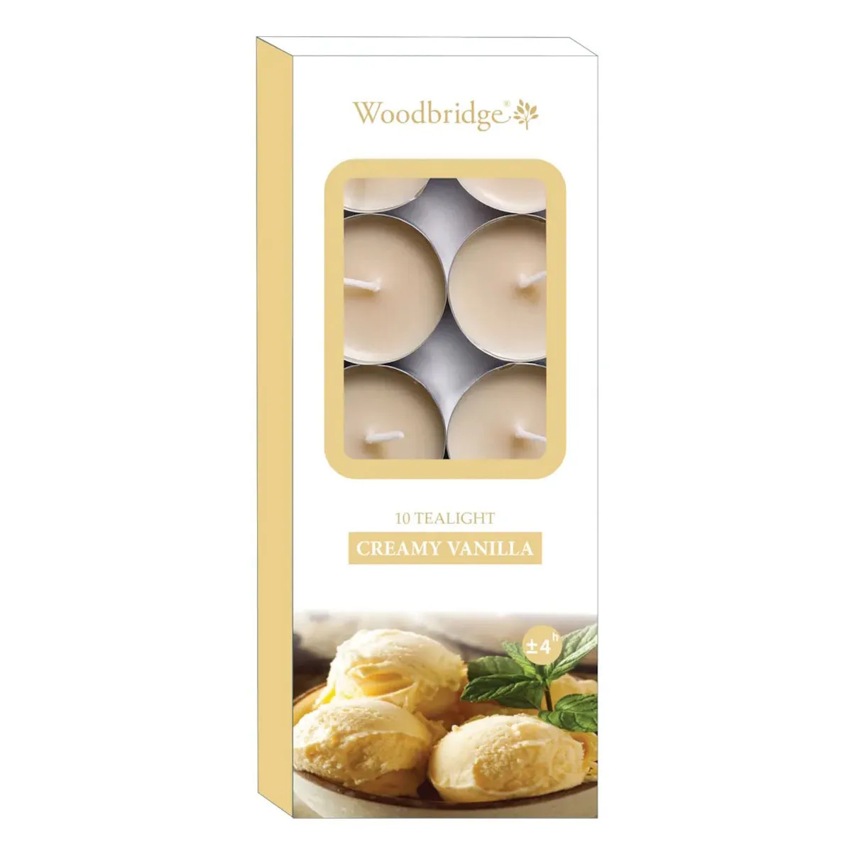 Woodbridge Creamy Vanilla Tealights (Pack of 10)