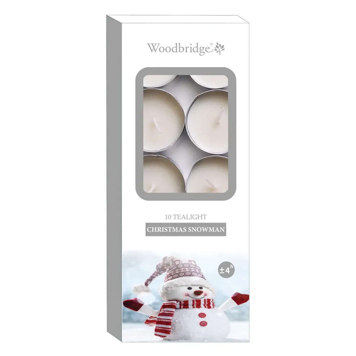 Woodbridge Christmas Snowman Tealights (Pack of 10)