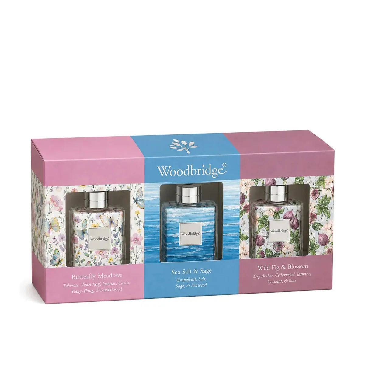 Woodbridge 3 x Mini Reed Diffusers Gift Set