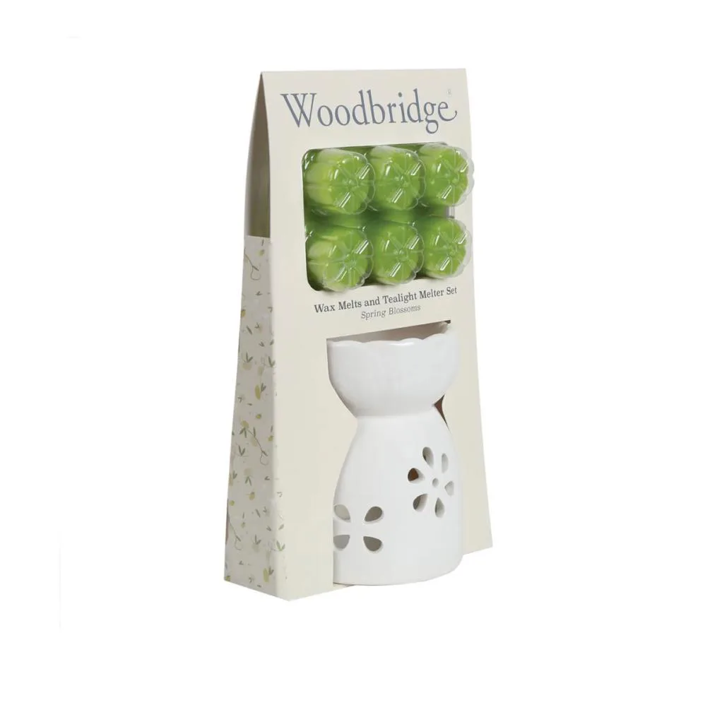 Woodbridge Spring Blossoms Wax Melt Warmer Gift Set