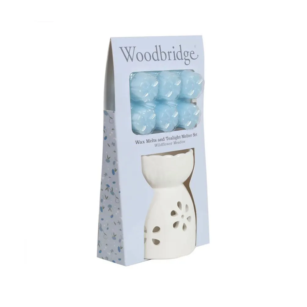 Woodbridge Wildflower Meadow Wax Melt Warmer Gift Set