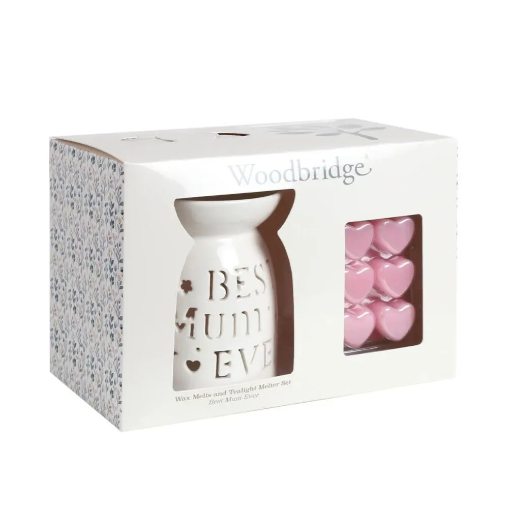 Woodbridge Best Mum Ever Wax Melt Warmer Gift Set