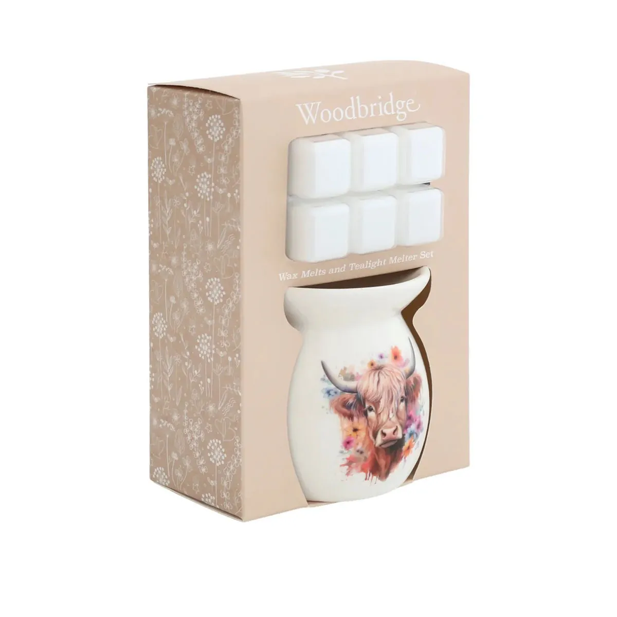 Woodbridge Highland Cow Wax Melt Warmer Gift Set