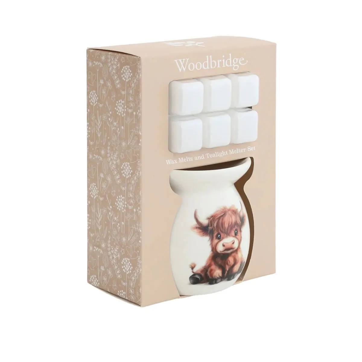 Woodbridge Highland Calf Wax Melt Warmer Gift Set