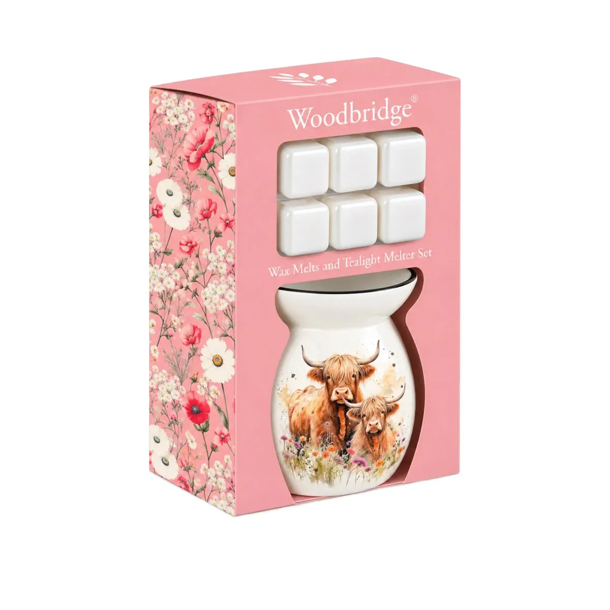 Woodbridge Highland Cows Wax Melt Warmer Gift Set