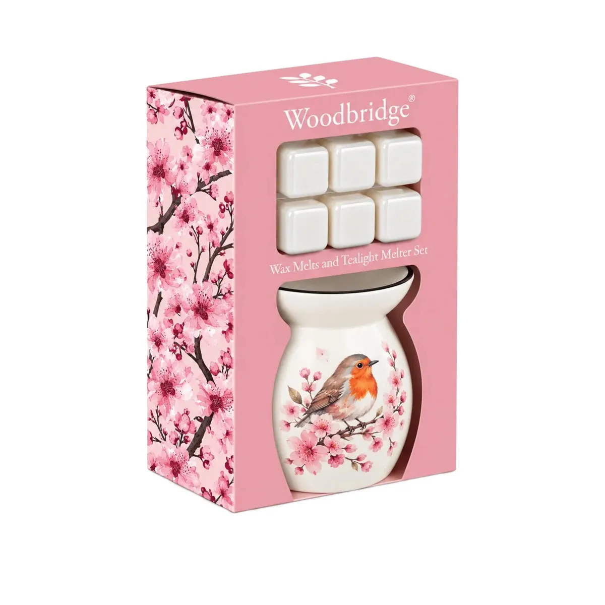 Woodbridge Spring Robin Wax Melt Warmer Gift Set