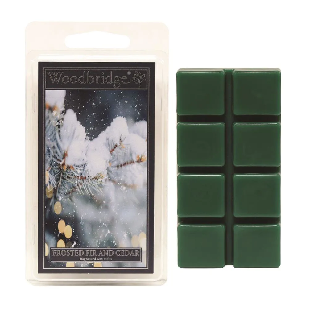 Woodbridge Frosted Fir &amp; Cedar Wax Melt (Pack of 8)