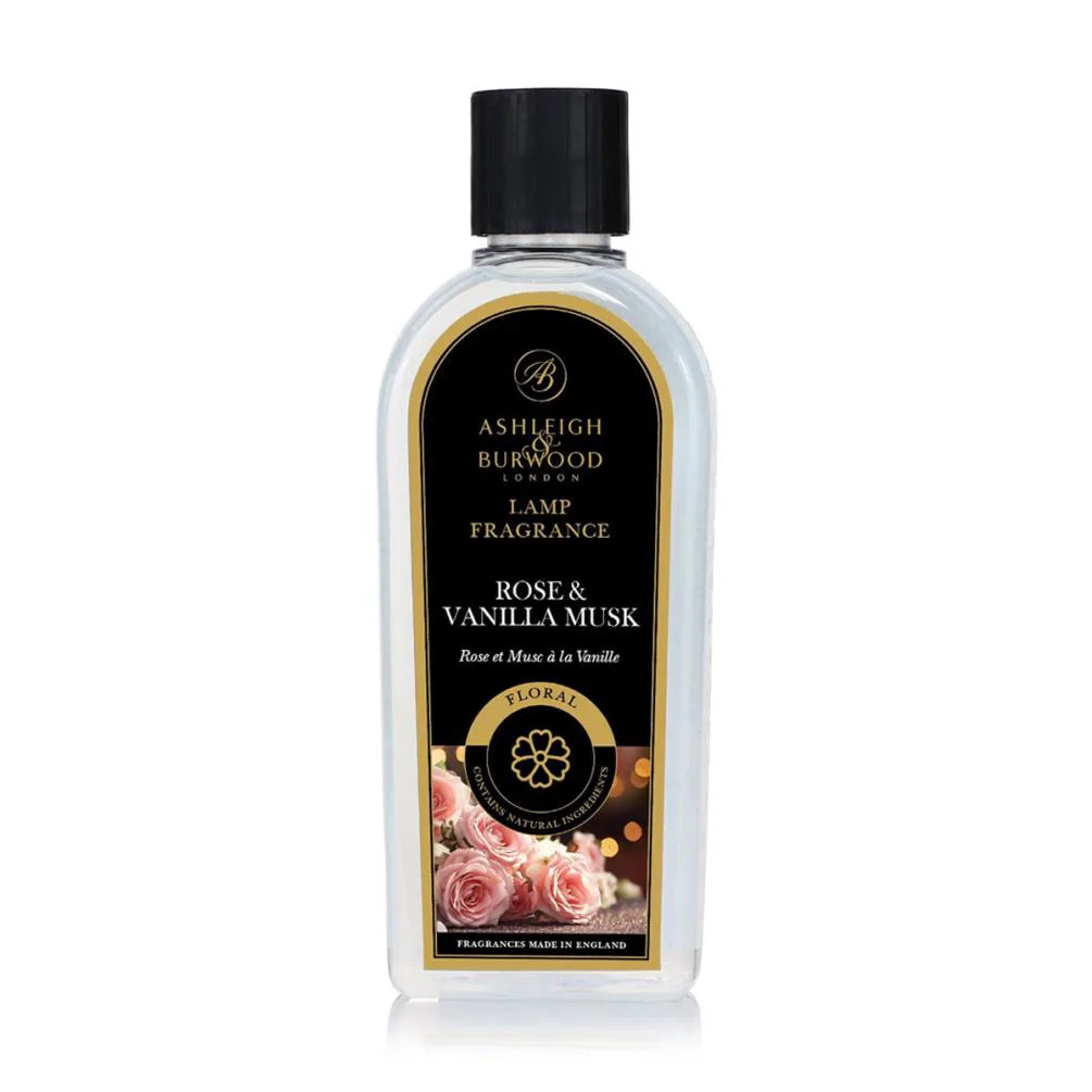 Ashleigh &amp; Burwood Rose &amp; Vanilla Musk Lamp Fragrance 500ml