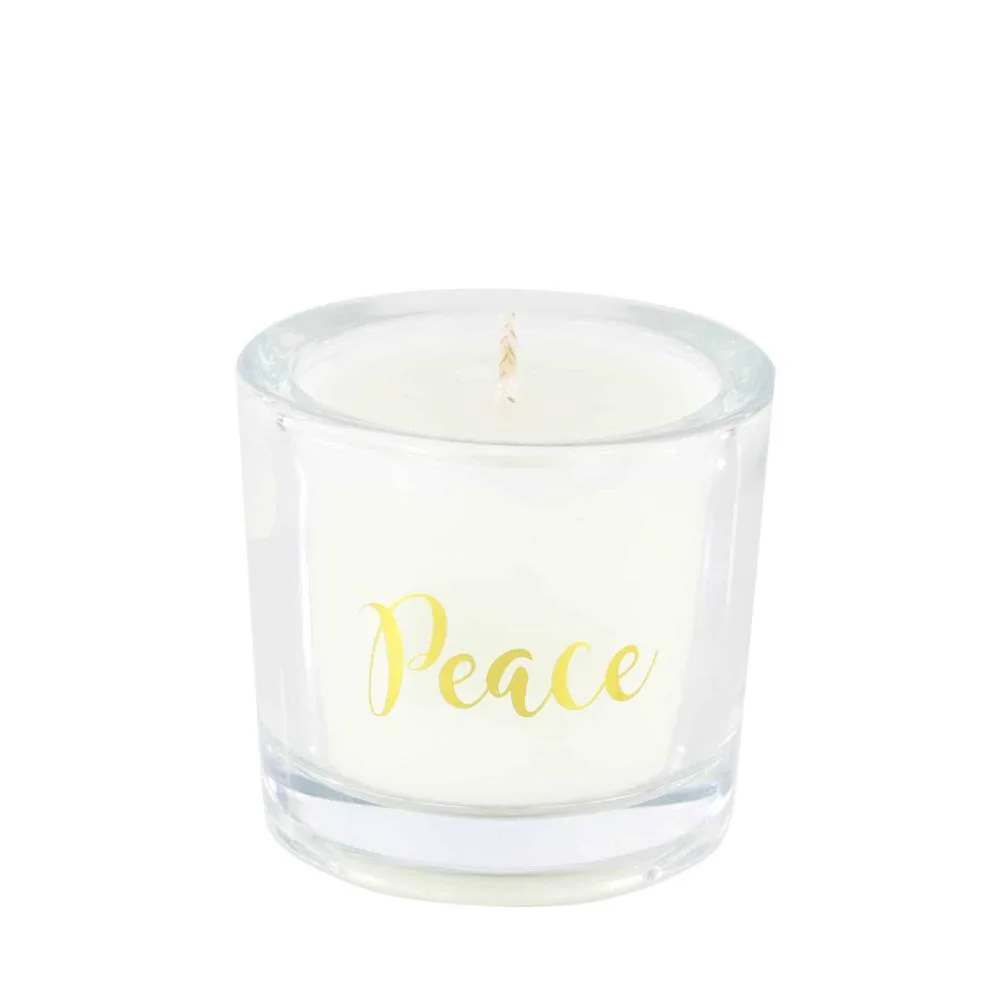 Ashleigh & Burwood Peace Festive Filled Votive Candle