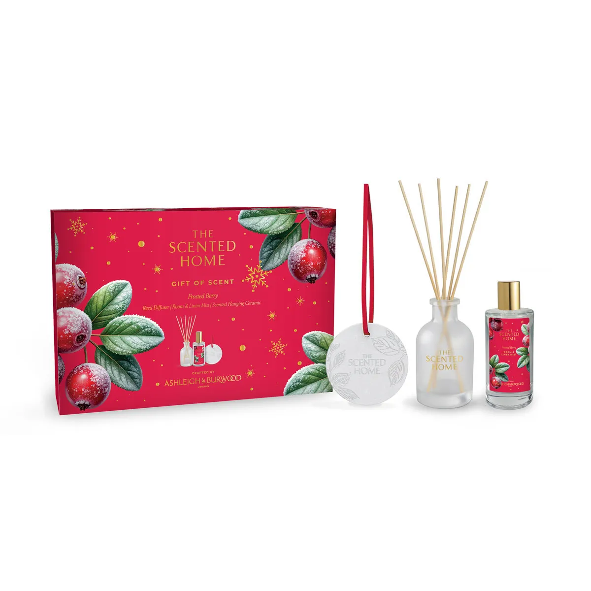 Ashleigh & Burwood Frosted Berry Scented Home Gift Set