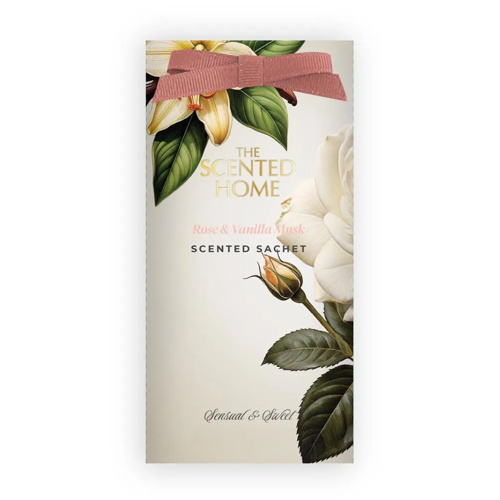 Ashleigh &amp; Burwood Rose &amp; Vanilla Musk Scented Home Slim Scent Sachet