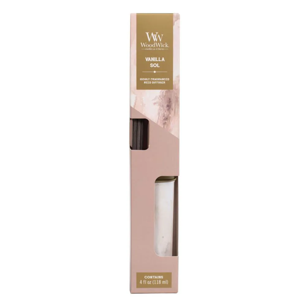 WoodWick Vanilla Sol Artisan Reed Diffuser Extra Image 1