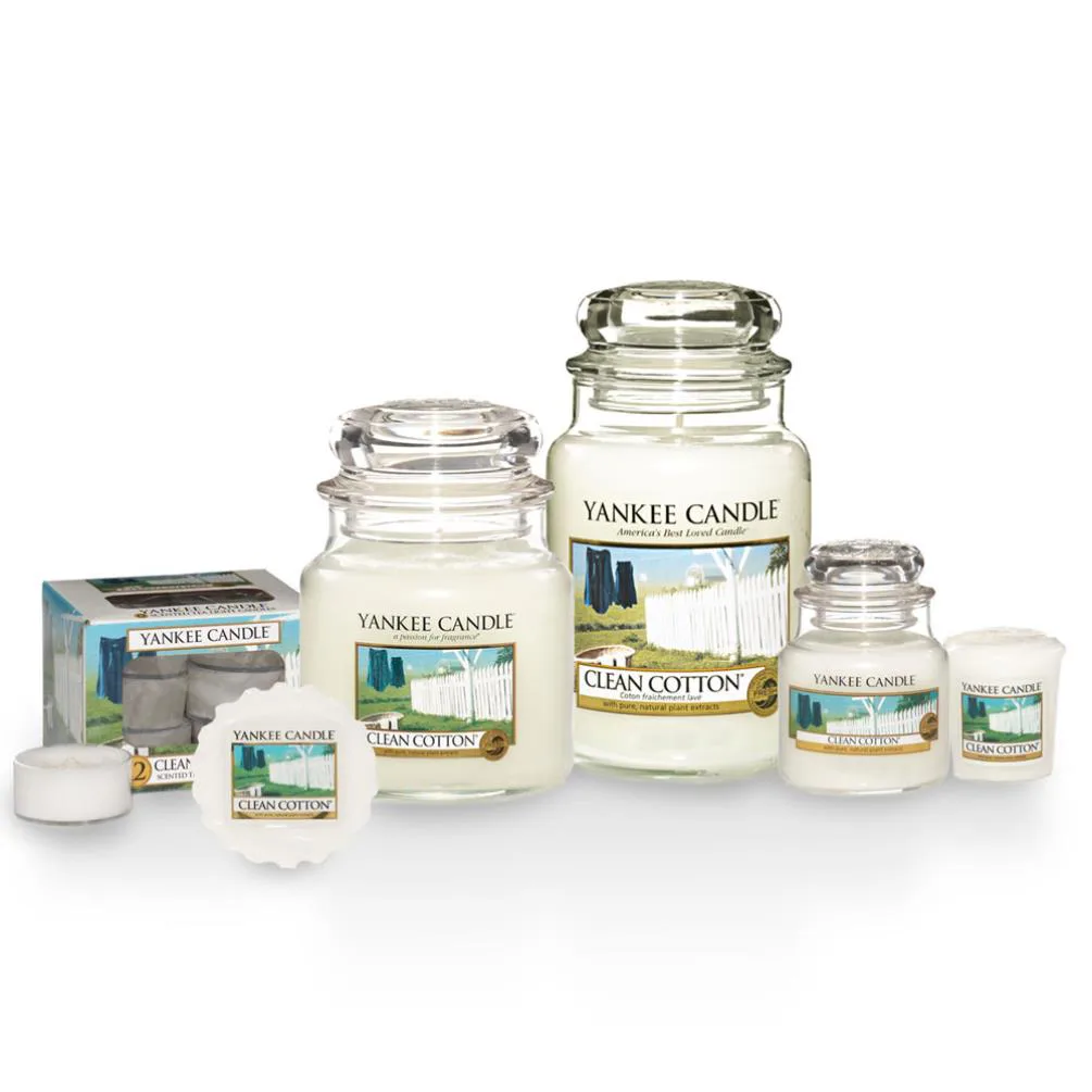 Yankee Candle Clean Cotton Large Jar Extra Image 3