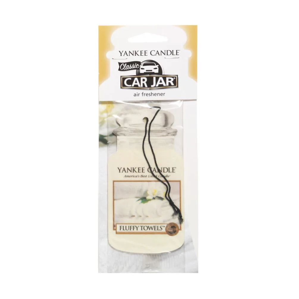 Yankee Candle Fluffy Towels™ Car Jar Air Freshener Extra Image 1