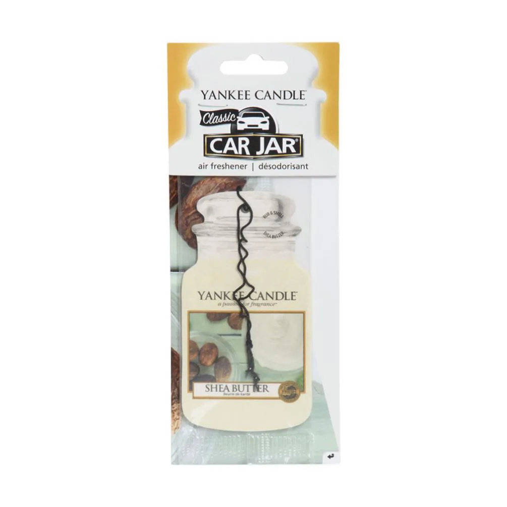 Yankee Candle Shea Butter Car Jar Air Freshener Extra Image 1