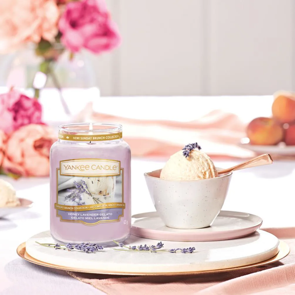 Yankee Candle Honey Lavender Gelato Large Jar Extra Image 2