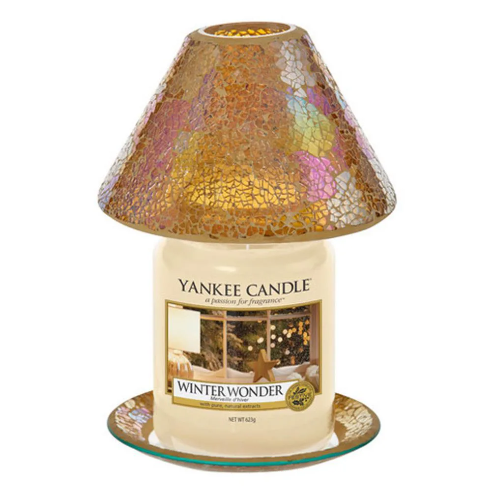 Yankee Candle Glam Mosaic Large Shade & Tray Set Extra Image 1