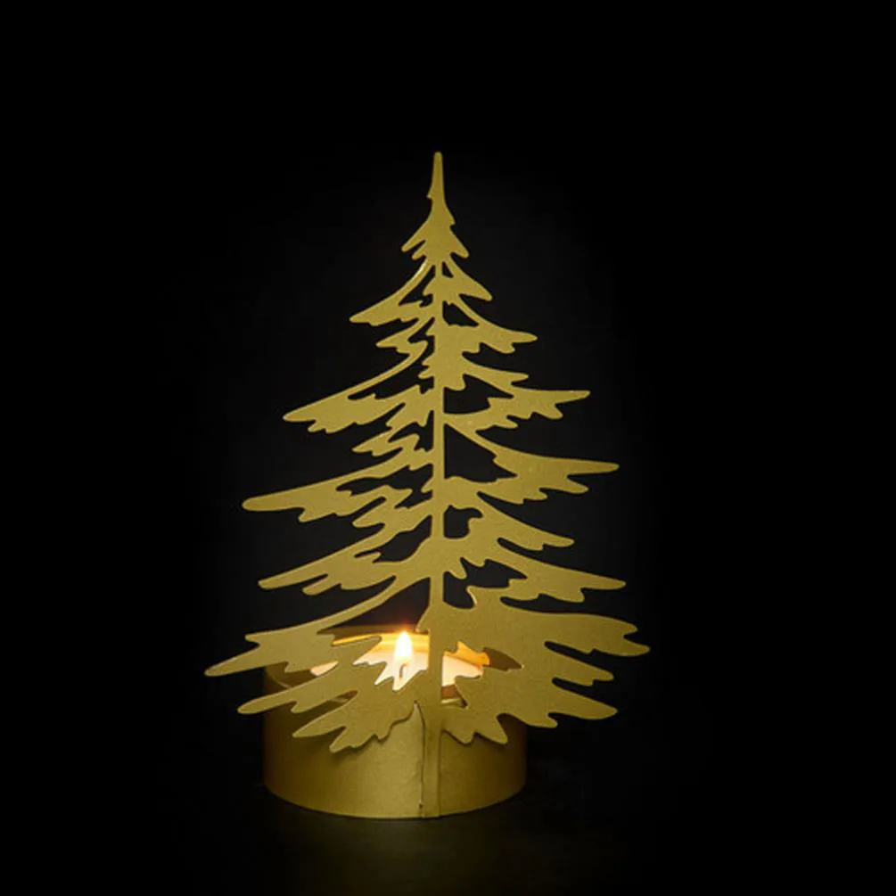 Yankee Candle Winter Trees Tea Light Holder Extra Image 1