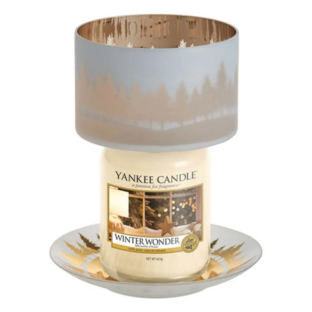 Yankee Candle Winterscape Large Shade & Tray Set Extra Image 1