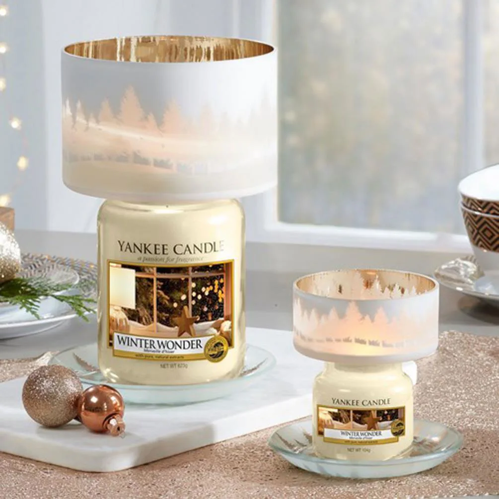 Yankee Candle Winterscape Large Shade & Tray Set (1596332
