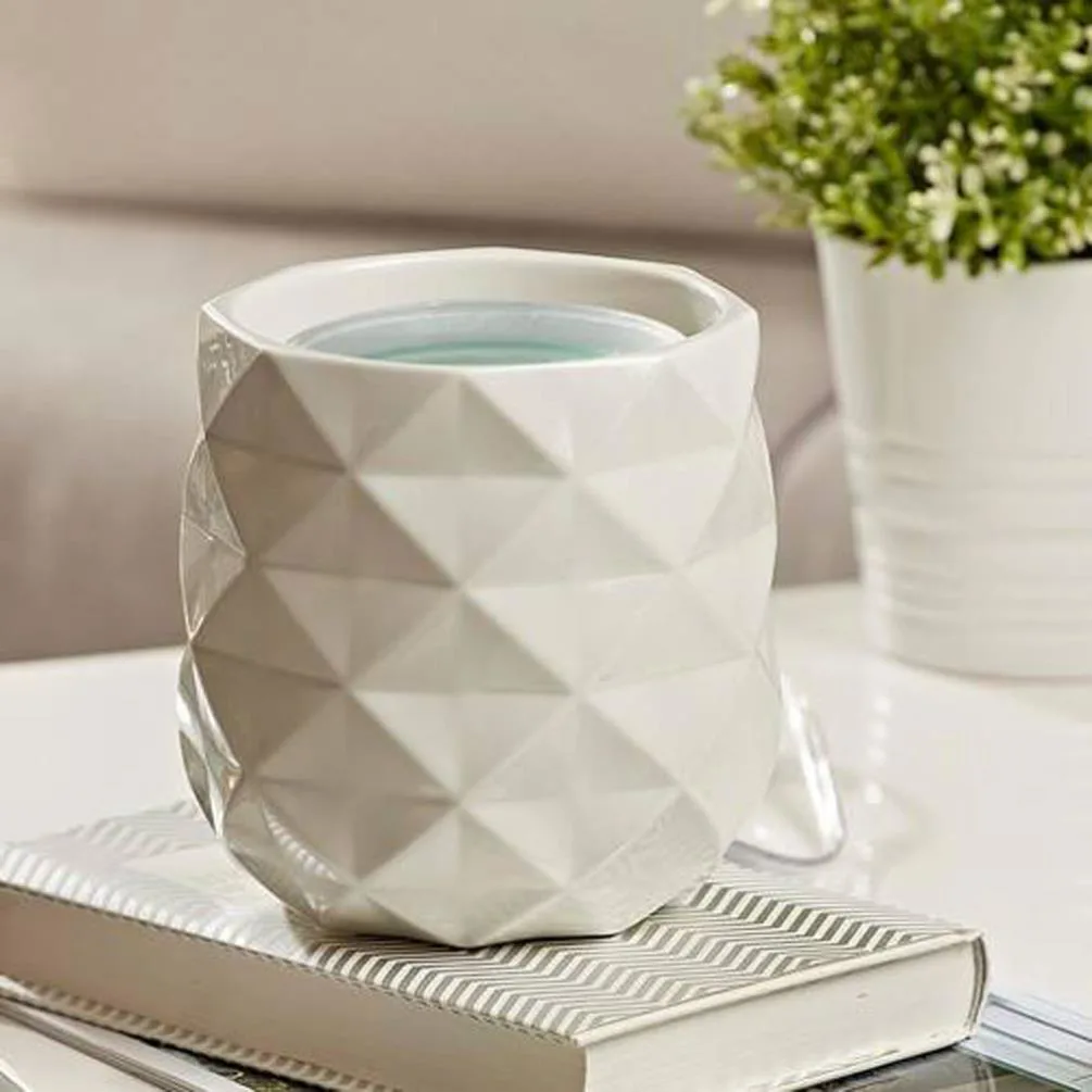 Yankee Candle Langham Faceted Ceramic Scenterpiece Warmer Extra Image 1