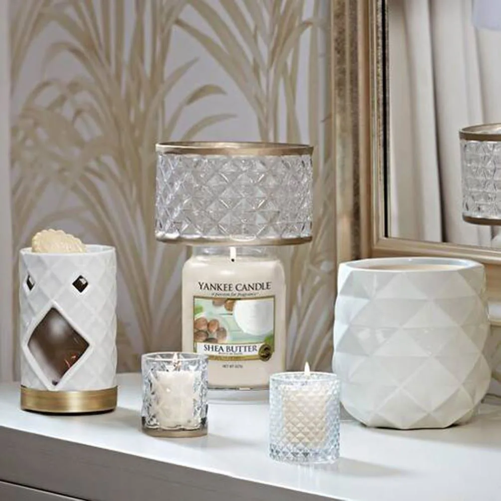 Yankee Candle Langham Faceted Ceramic Scenterpiece Warmer (1615742