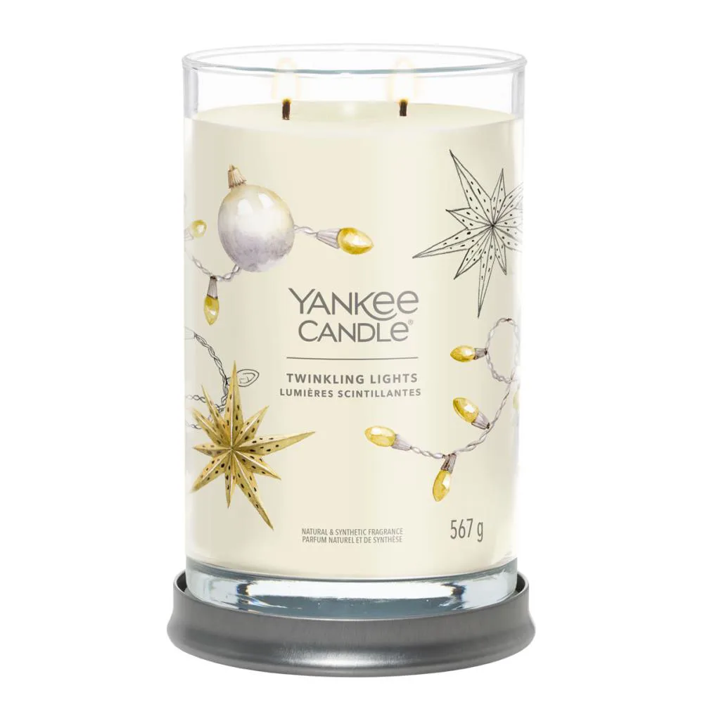 Yankee Candle Twinkling Lights Large Tumbler Jar Extra Image 1