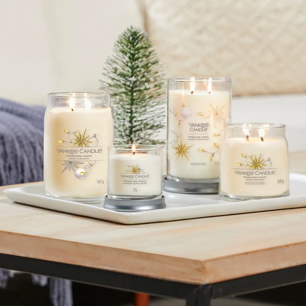 Yankee Candle Twinkling Lights Medium Jar Extra Image 3