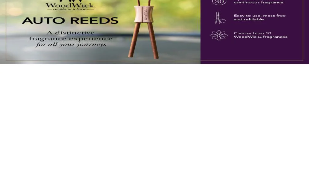 WoodWick Linen Car Reeds Refill Extra Image 1