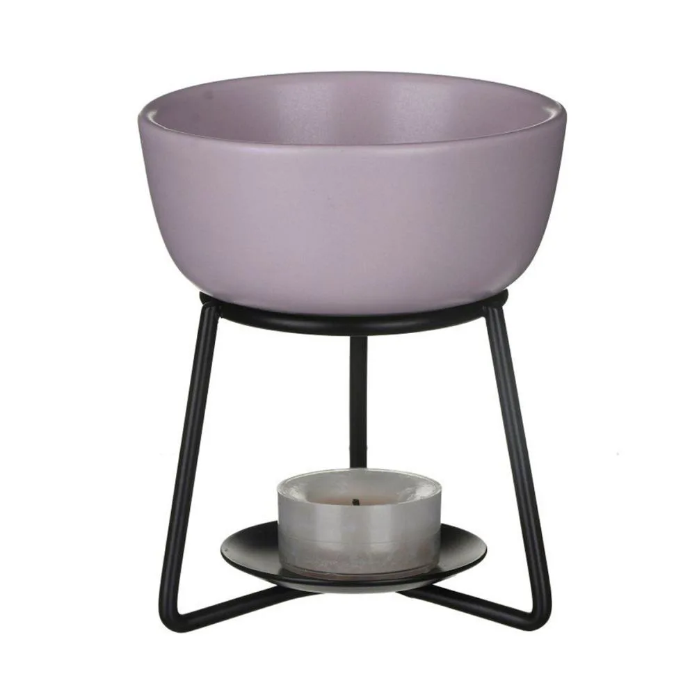 Yankee Candle Grey Lilac Pebble Wax Melt Warmer Extra Image 1