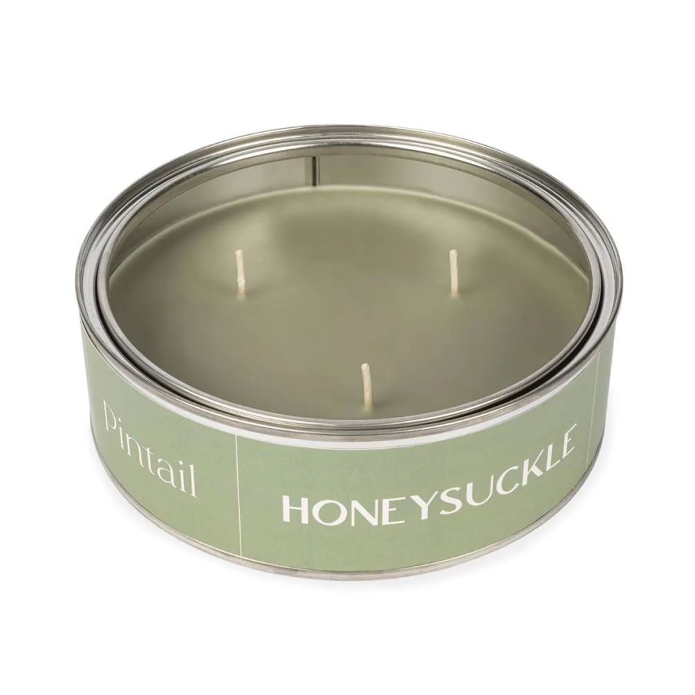 Pintail Candles Honeysuckle Triple Wick Tin Candle Extra Image 2