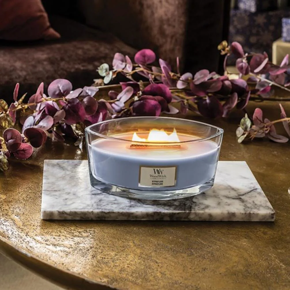 WoodWick Hypnoflora HearthWick Ellipse Jar Candle Extra Image 1