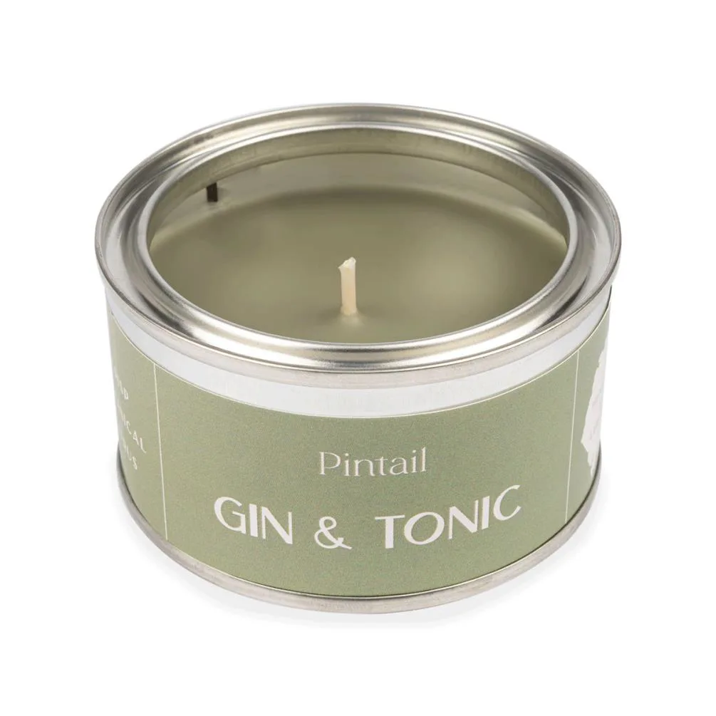 Pintail Candles Gin & Tonic Paint Pot Candle Extra Image 2