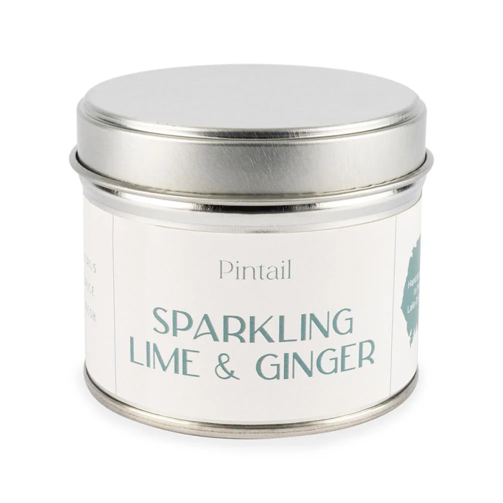 Pintail Candles Sparkling Lime & Ginger Tin Candle Extra Image 1