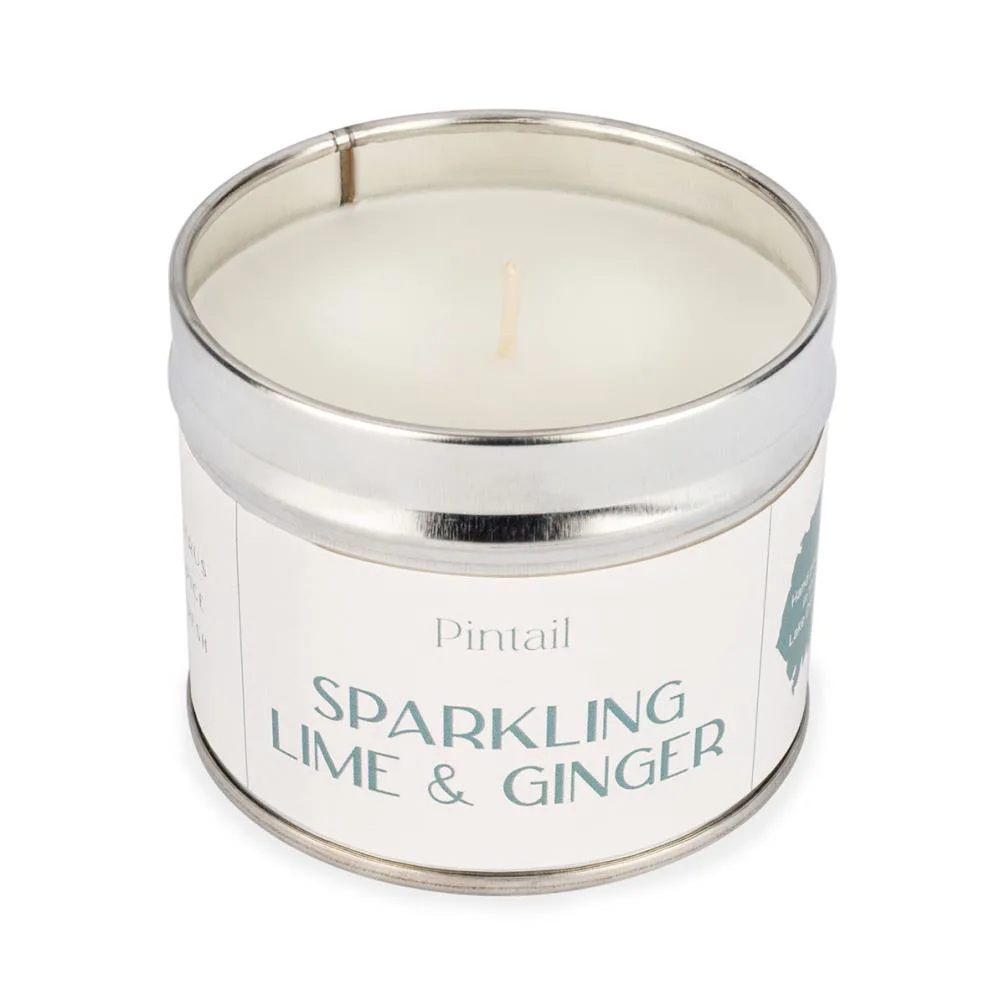 Pintail Candles Sparkling Lime & Ginger Tin Candle Extra Image 2