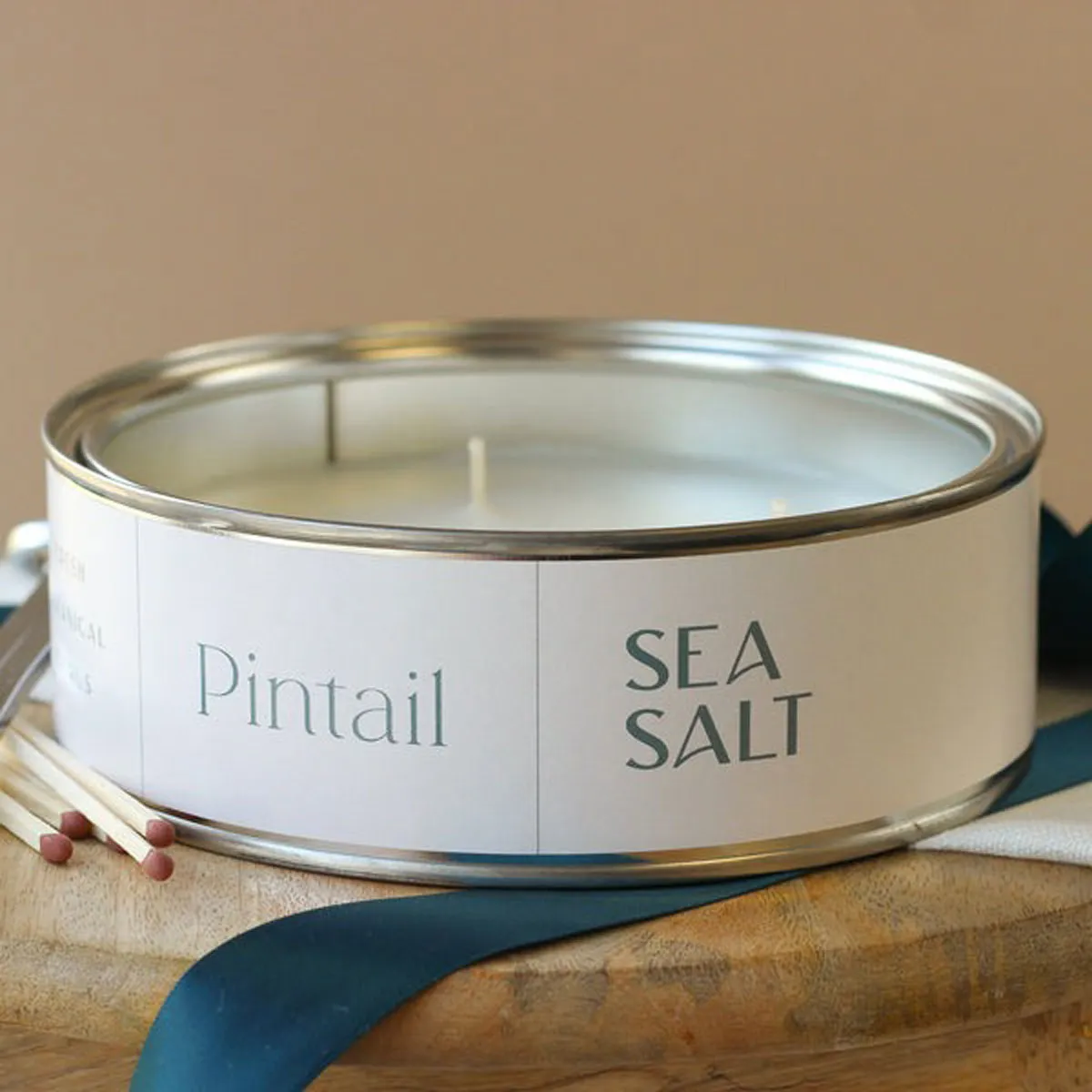 Pintail Candles Sea Salt Triple Wick Tin Candle Extra Image 2