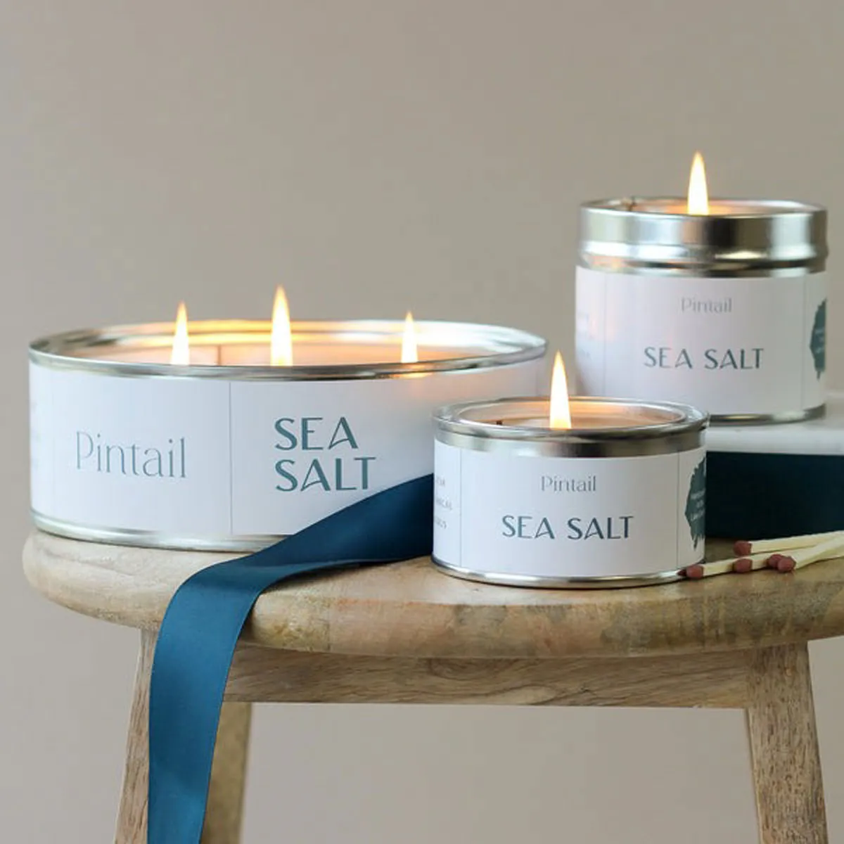 Pintail Candles Sea Salt Triple Wick Tin Candle Extra Image 3