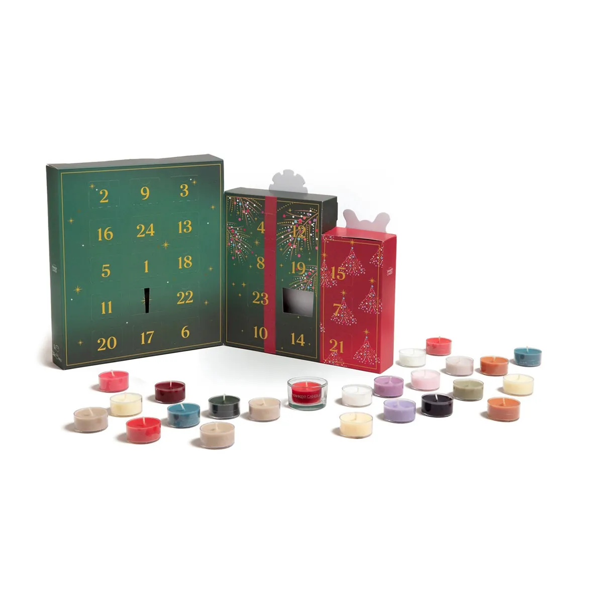 Yankee Candle 24 Tealight & Holder Advent Calendar Gift Set Extra Image 2