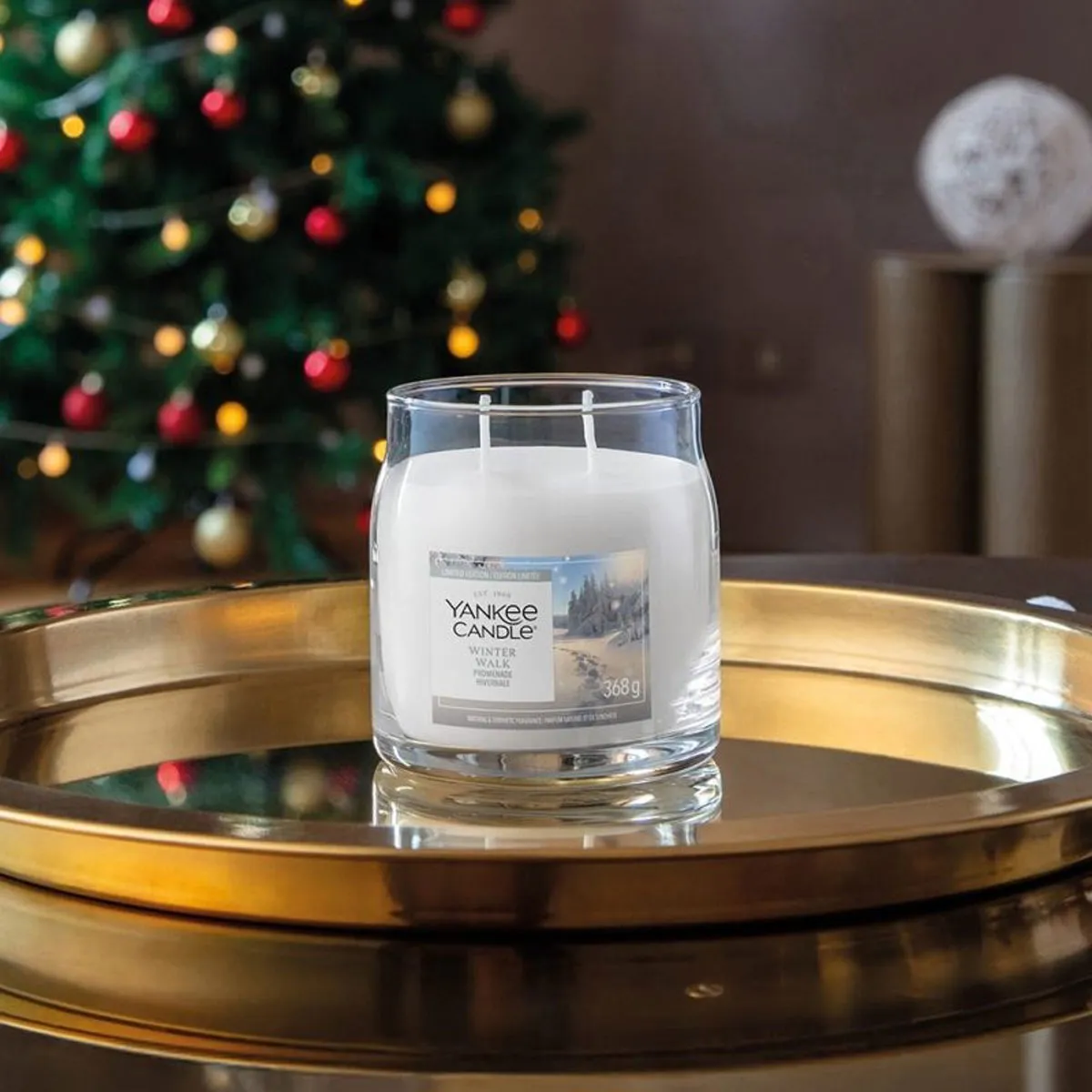 Yankee Candle Winter Walk Medium Jar Extra Image 1