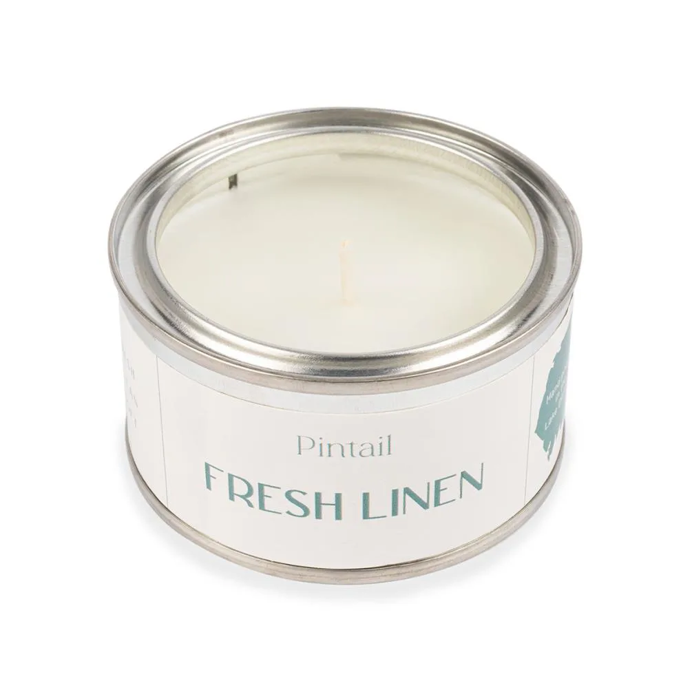 Pintail Candles Fresh Linen Paint Pot Candle Extra Image 2