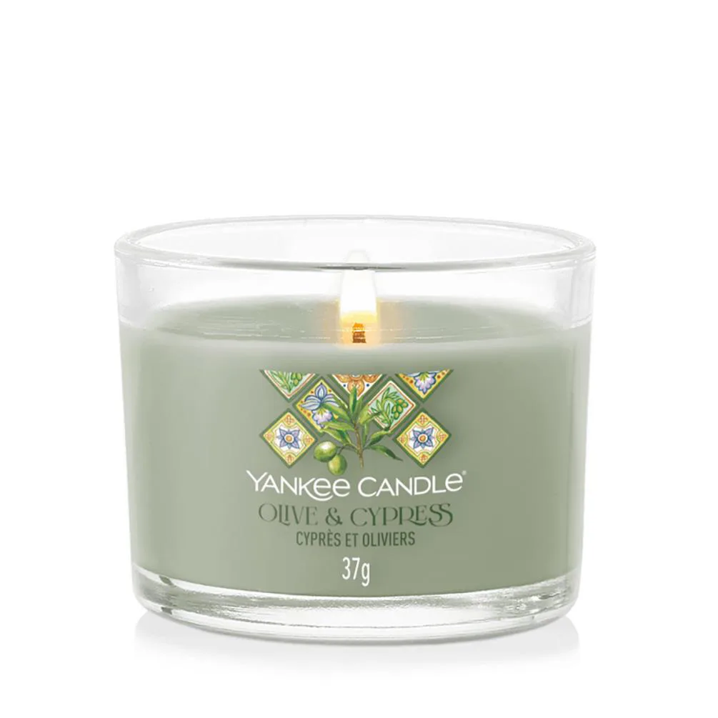 Yankee Candle Olive & Cypress Filled Votive Candle Extra Image 2