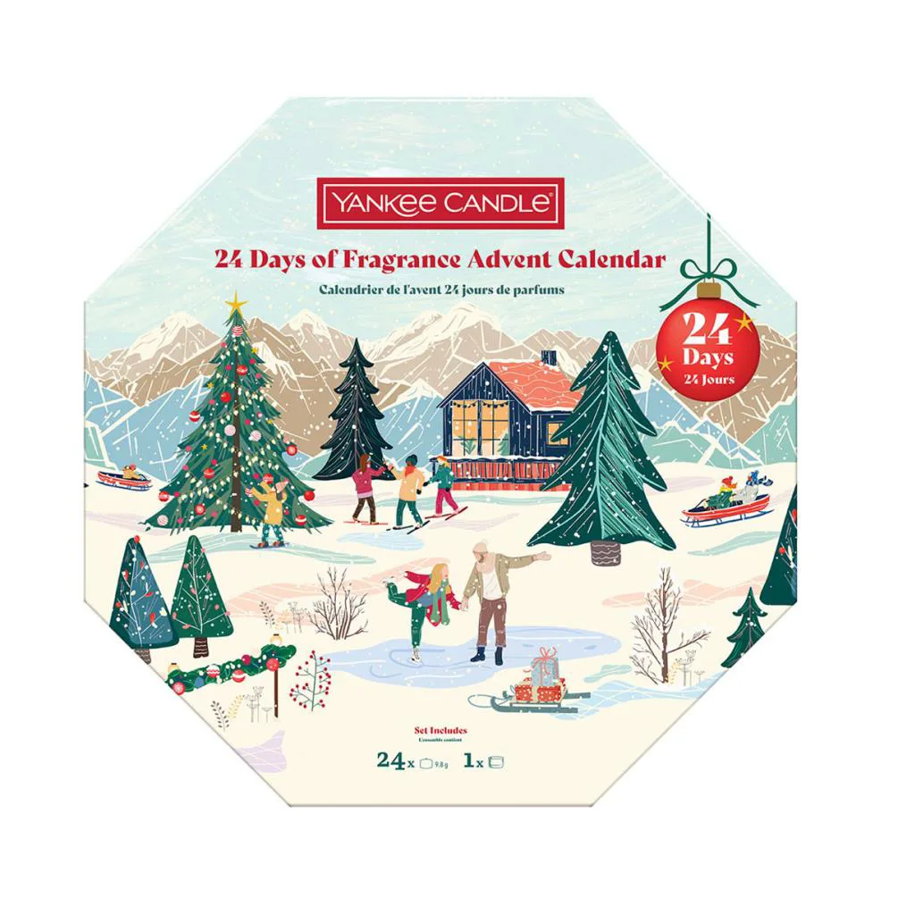 Yankee Candle 24 days of Fragrance Advent Calendar Wreath Extra Image 1