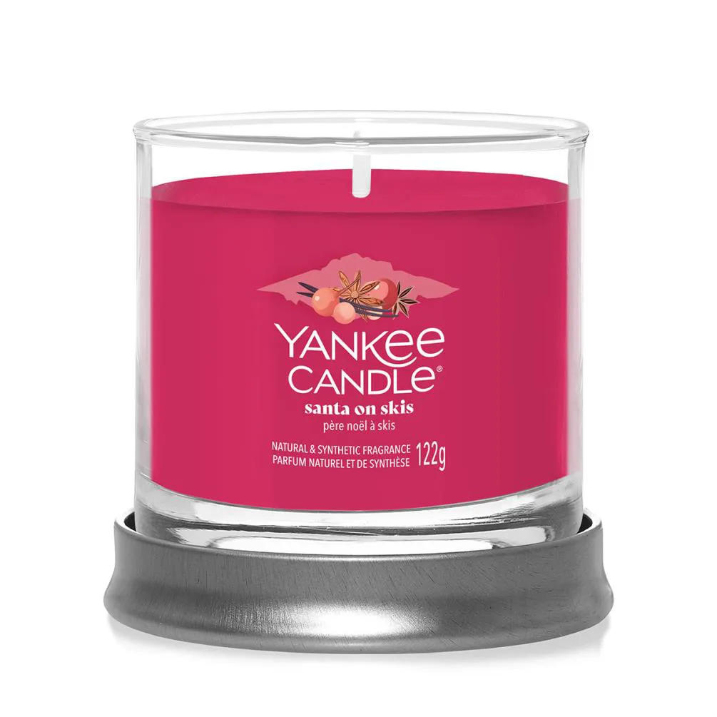 Yankee Candle Santa On Skis Small Tumbler Jar Extra Image 1