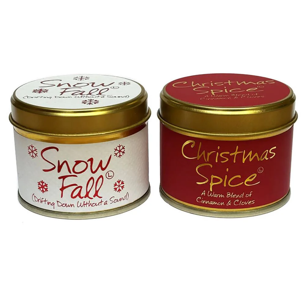 Lily-Flame Christmas 2 Mini Tin Candle Gift Set Extra Image 3
