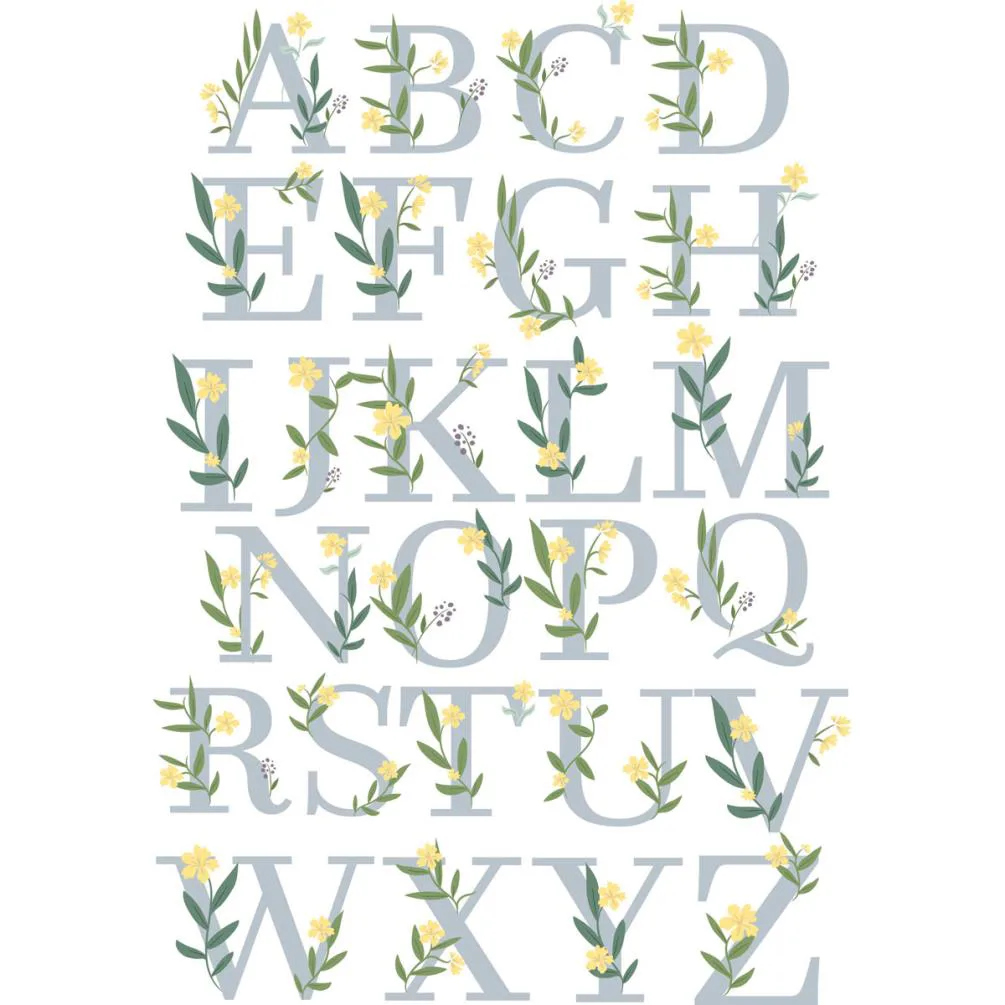 Personalised Floral Initial Candle Jar Extra Image 3