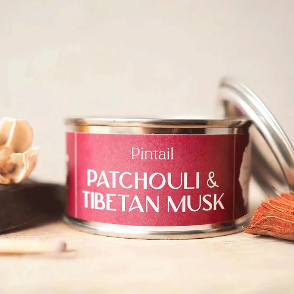 Pintail Candles Patchouli & Tibetan Musk Paint Pot Candle Extra Image 1