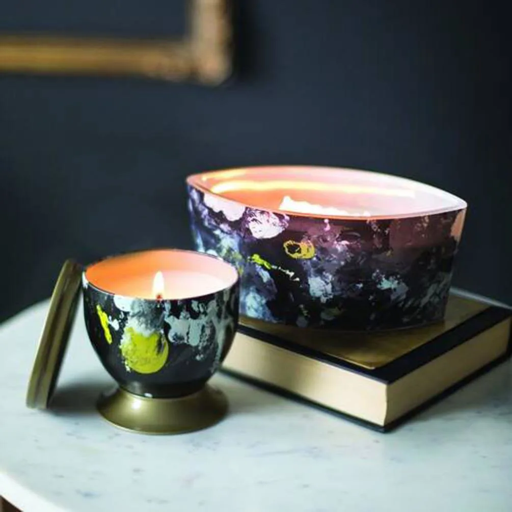 WoodWick Ebony Woods Artisan Ellipse Jar Candle Extra Image 1