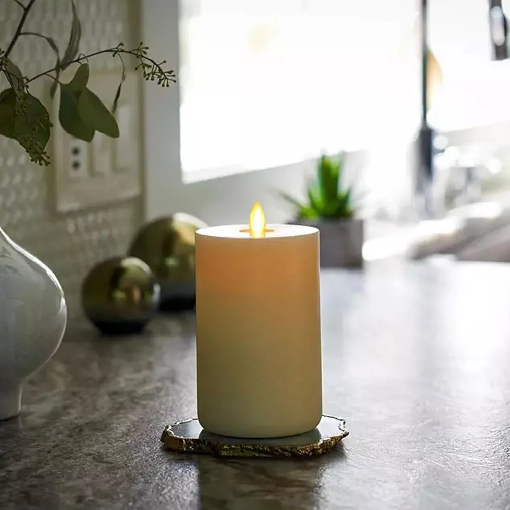 LightLi Vanilla Honey LED Pillar Candle 15cm x 8cm Extra Image 1