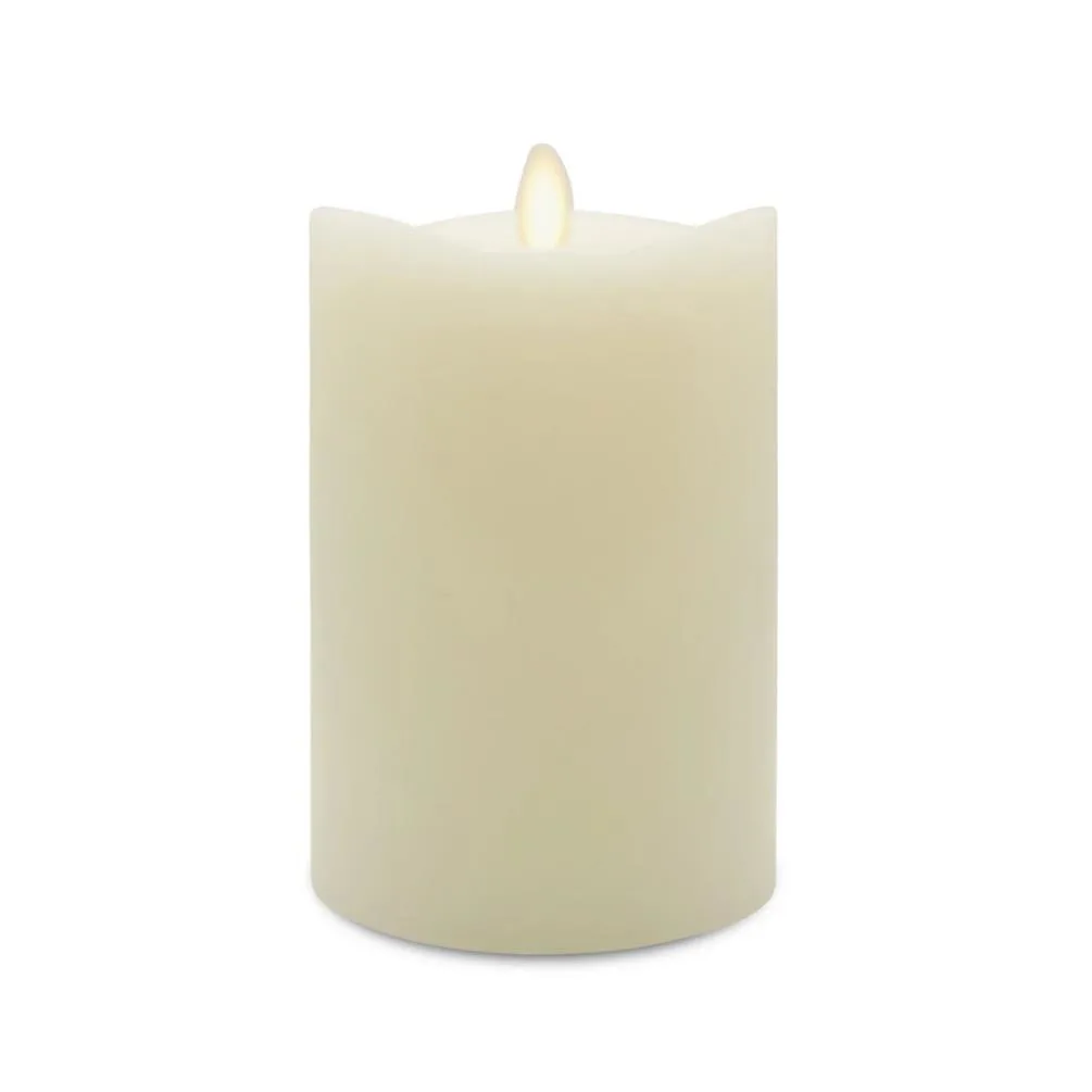 Matchless Vanilla Honey LED Pillar Candle 14cm x 7.6cm Extra Image 1